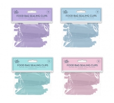 Pastel Bag Sealing Clips 13pk