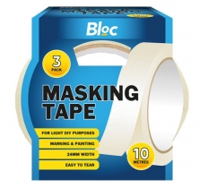 Masking Tape 10M 3 Pack
