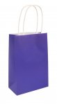 Royal Blue Paper Party Bag With Handles 14cm X 21 cm X 7cm
