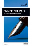 Silvine Medium A5 White Plain Writing Pad 100 Sheets