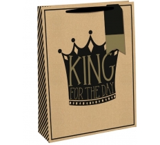 Fathers Day King For The Day Medium Bag