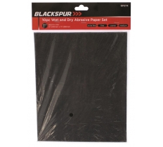 Blackspur 10 Pack Wet And Dry Abrasive Paper