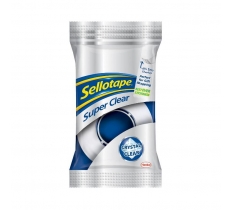 Sellotape Super Clear 18mm X 10m X 50pcs ( 0.39p Each )