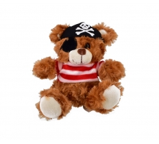 Plush Pirate Bear 17cm
