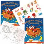 A6 Christmas Sticker Books X 24 ( 35p Each )
