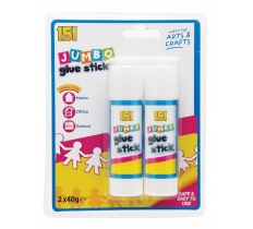 Jumbo Glue Stick 2 Pack X 40G