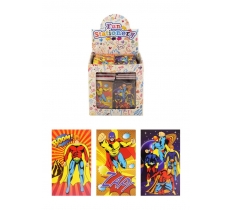 Super Hero 9.3cm X 5.5cm Notebook X 168 ( 7p Each )