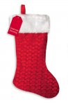 Deluxe Christmas Velvet Stocking 50cm X 21cm