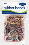 County Rubber Bands Coloured 50G