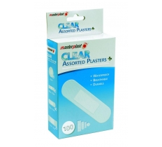 Clear Plasters 100 Pack ( Assorted Sizes )