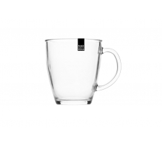 Glass Mug 12oz Plain Clear