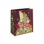 Christmas Merry Xmas Tree Medium Bag (215mm x 253mm 102mm)