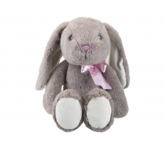 Sitting Floppy Pippin Rabbit 30cm Grey Colour
