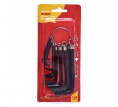 Amtech 10 Piece Hex Key Set & Keyring