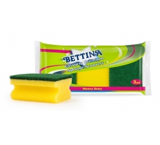 Bettina Easy Grip Sponge Scourer 3pc