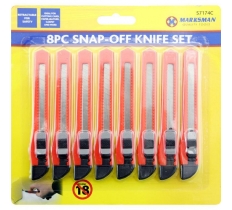 Snap Off Knife Set 8 Pack