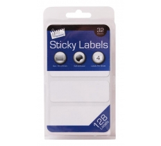 Tallon White 70 X 25mm 128 Sticky Labels