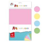 A4 Pastel Colour Card 10 Sheets
