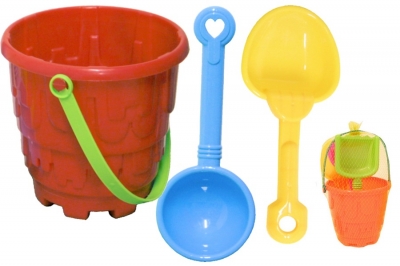 Round Castle Bucket Set 4 Pack