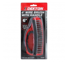 Dekton Wire Brush With Grip Handle