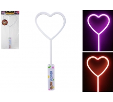 Light Up Heart Wand 2 Colours