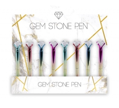 Iridescent Gem Stone Pen