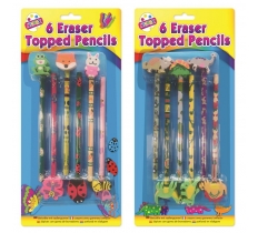 Tallon 6 Eraser Topped Pencils