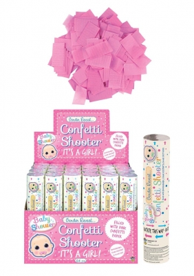 Confetti Shooter Its A Girl Paper 20cm