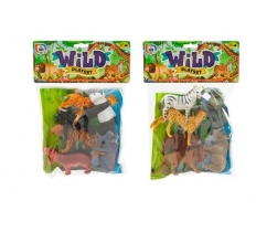 Assorted 6" Safari Animal Playset