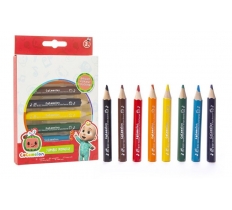 Cocomelon 8 Jumbo Colour Pencils