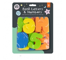 Bath Letters And Numbers 36 Pack