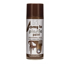 Spray To Plastic Paint Brown Gloss 400ml