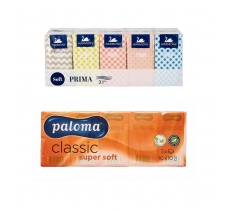 Paloma / Prima Pocket Tissue 10 Pack