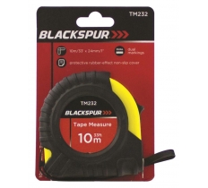 Blackspur 10M X 25mm Tape Measure With Protective Cover