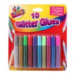 Tallon Assorted Colour Glitter Glue Pens 10 Pack