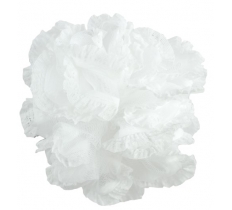 Exfoliating White Bath Ruffle