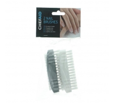 Chef Aid Plastic Nail Brush Pack Of 2