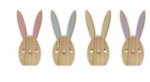 Easter Bunny Wooden Ornament 25cm ( Assorted Colours )