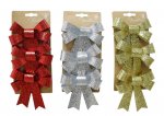 Luxury Glitter Deluxe Bow Small 3 Pieces