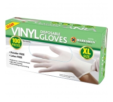 Clear Vinyl Powder Free Gloves X Large