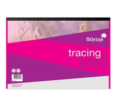 Silvine A3 Tracing Pad Quality Tracing Paper 40 Sheets