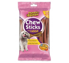 20 Pack Chew Sticks High In Beef