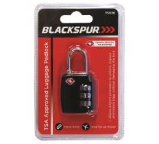 Blackspur Luggage Combination Padlock