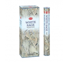 Hem White Sage 20 Incense Sticks X 6 Pack