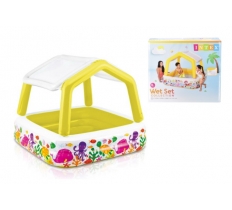 Sun Shade Paddling Pool 62" x 62" x 48"