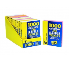 1000 Raffle & Cloakroom Ticket