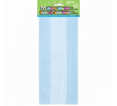 Baby Blue Cellophane Bags 30 Pack