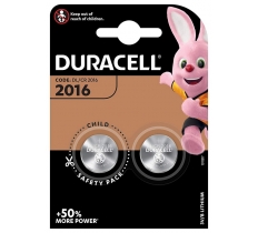 Duracell CR2016 3V Lithium Batteries 2 Pack X 10