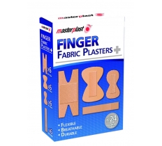24 Pack Fabric Finger Plasters