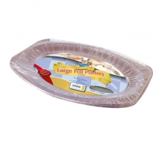 17" ( 43CM ) FOIL PLATTERS 3 PACK